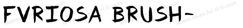 fvriosa brush字体转换
